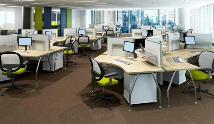 Office cleaning - desks, floors and communal areas