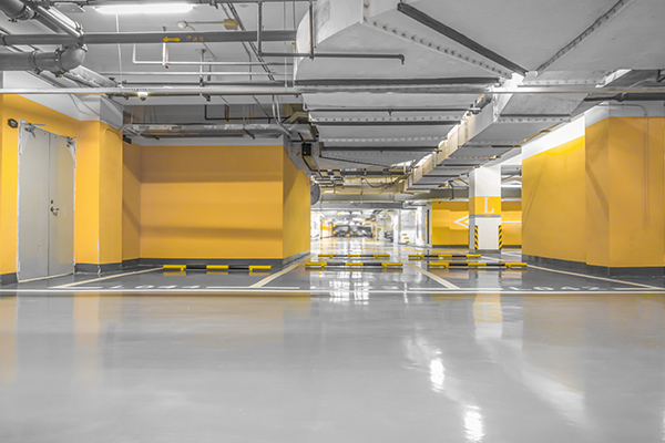 Concrete floor grinding and sealing result