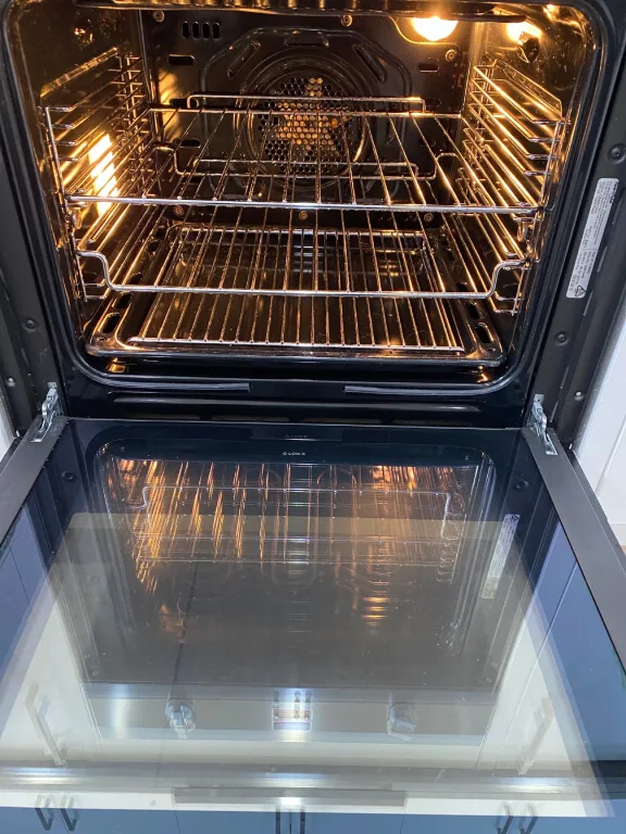 Builders clean of commercial kitchen