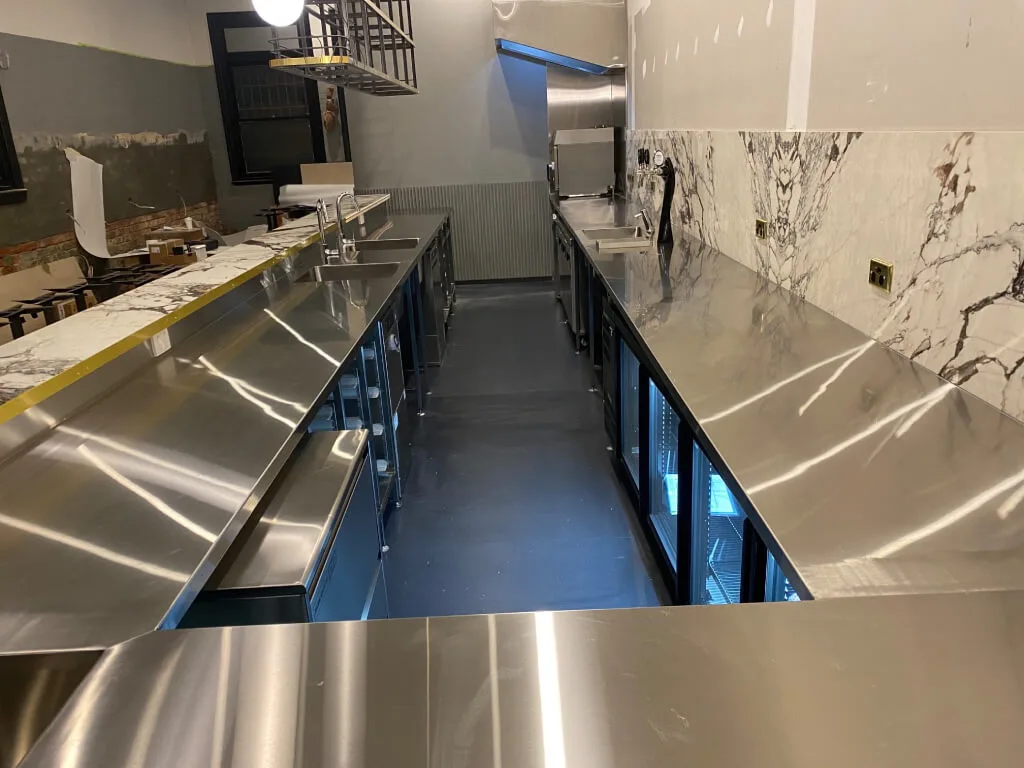 Post-construction kitchen cleaning